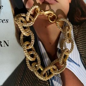 J. Crew Pave Chain Bracelet